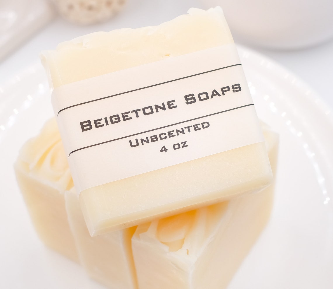 Unscented Soap Bar 4oz Fragrance Free Allergen Free All Etsy
