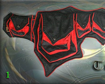 Templar Belt - multi zipper pocket hip bag