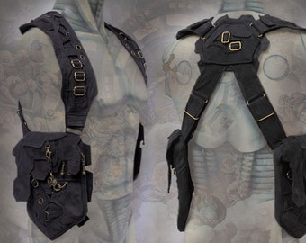 Borsa con fondina Pandora ~ stile macchina neo steampunk