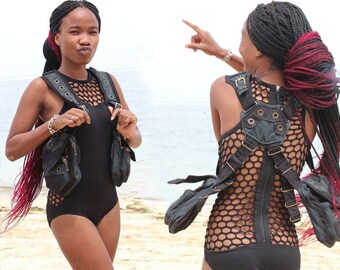 Chandra Holster Schultertasche Weste Tasche ~ Neo Tribal Stil