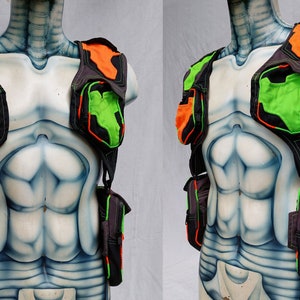 Blaster Holster ~ men&#39;s psy techno festival shoulder holster bag pocket vest
