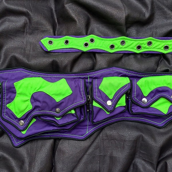 Festival Belt (Side Pocket)- Green main image 1
