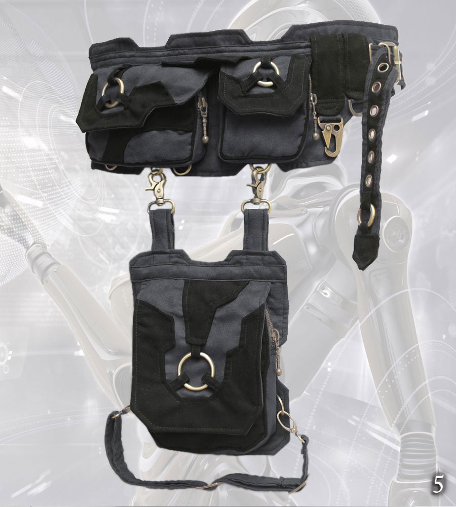 【新品未使用】ajew Coil strap Cyborg Belt - Hip Belt Pouch With Thigh Bag - Etsy