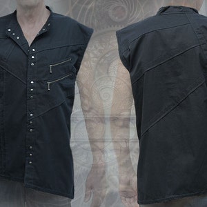 Aztec Shirt ~ lost sleeves steampunk