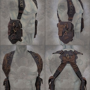 Pandoras Shoulder Pocket Holster Bag Neo Machine Steampunk - Etsy