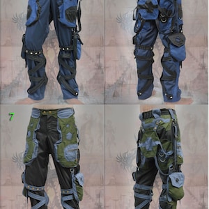 Orgone Pants neo cyber electro techno forest cyberpunk rave image 4