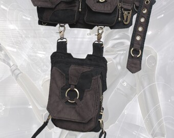 Cyborg Belt - Hip Belt Pouch With Thigh Bag - Etsy