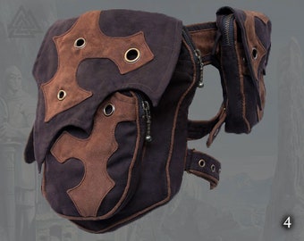 Cinturón de bolsillo Odin ~ bolsa para dispositivos, correa para la pierna - edición cyberpunk apocalíptica
