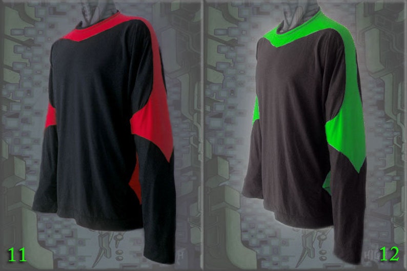 Arrow Sweater with side pocket cyber psytrance festival burner rave jumper sweatshirt image 8