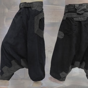 Vimana Pants Apocalyptic Steampunk Sarouel Harem Pantalon Etsy