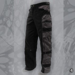 Apocalyptic Clothes, Wasteland Pants Men, Explorer Cargo Pant, Cyberpunk Streetwear