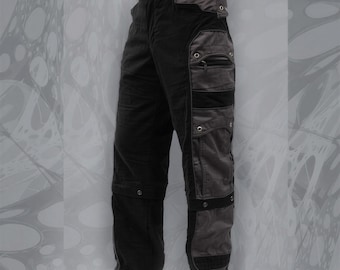 Apokalyptische Kleidung, Ödlandhosen für Herren, Explorer-Cargohose, Cyberpunk-Streetwear