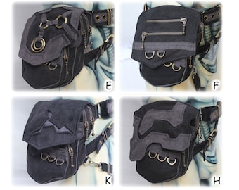 Altered Belt - cargo pocket waist belt bag pouch