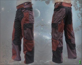Serpentine Pants ~ neo tribal burning man festival cyber pants trousers