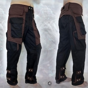 Banger Pants ~ multi cargo pockets post apocalyptic men tech wear -  size until  5XL