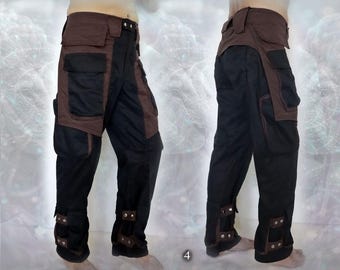 Banger Pants ~ multi cargo pockets post apocalyptic men tech wear -  size until  5XL