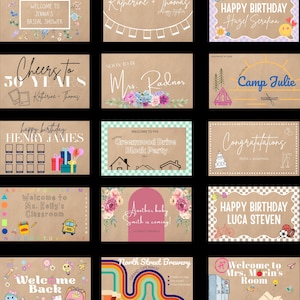 Custom Hand-Painted Kraft Paper Banner: Personalized Party Decor