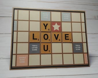 Love Cards For Boyfriend, Geek Love Card, Word Games Gaming Cards, 1st Anniversary Cards For Wife, Handcrafted Cards, Love Card For Grandma