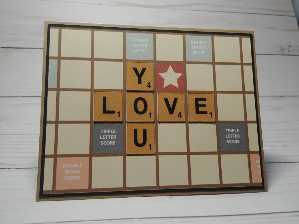Love You Board Game Geek Valentines Day Greeting Card Etsy