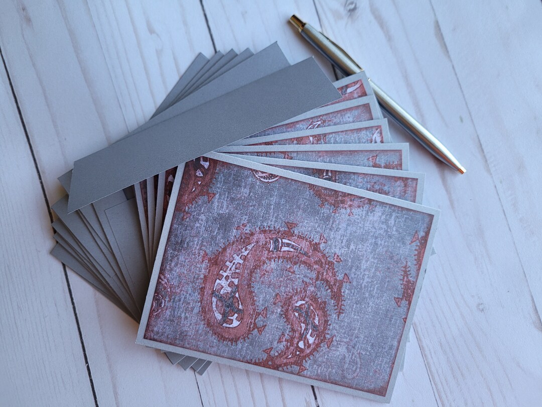 Masculine Notecards With Envelopes Executive Gifts for Men Etsy