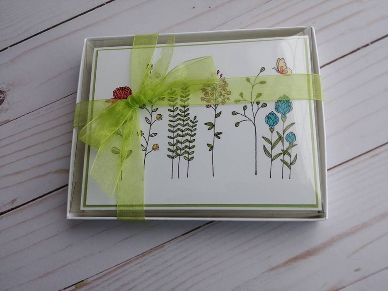 Botanical Note Card Set