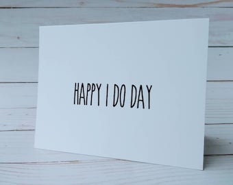 Carte de mariage simple, carte de mariage pour Couple gay, carte de mariage pour les mariés, carte de félicitations de mariage, carte de voeux minimaliste