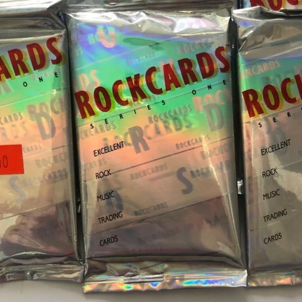 Vintage Hard Rock Heavy Metal Pop Glam Band Concert Play Collect Card Pack Series 1 Classic Music MTV VH1 Legends Stars Billboard Singer God