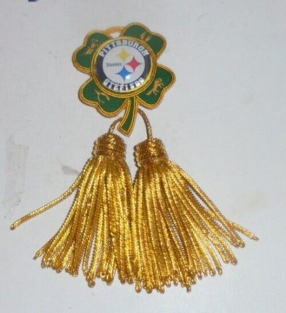 Deluxe Vintage Style Pittsburgh Steelers Burgh PA Good Luck Leaf