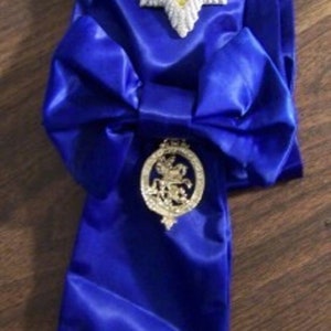 Medieval UK Britain Empire Knight Most Noble Order Garter Star Patch Sash Award Medal Royal Chivalry Lord Officer Army Military HmS RaF King
