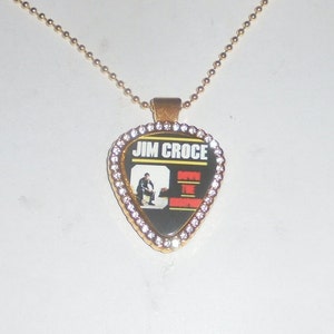 Jim Croce Concert Guitar Pick Pendant Singer Song Time Bad I Love You Operator Classic Rock Folk Song Youtube 70's FM Radio PoP Music