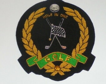Golf Sweater Jacket Blazer Sports Team Club Patch League Tournament Game Hole in One Eagle Birdie Bogie Driver Putter Wood Iron Miniature