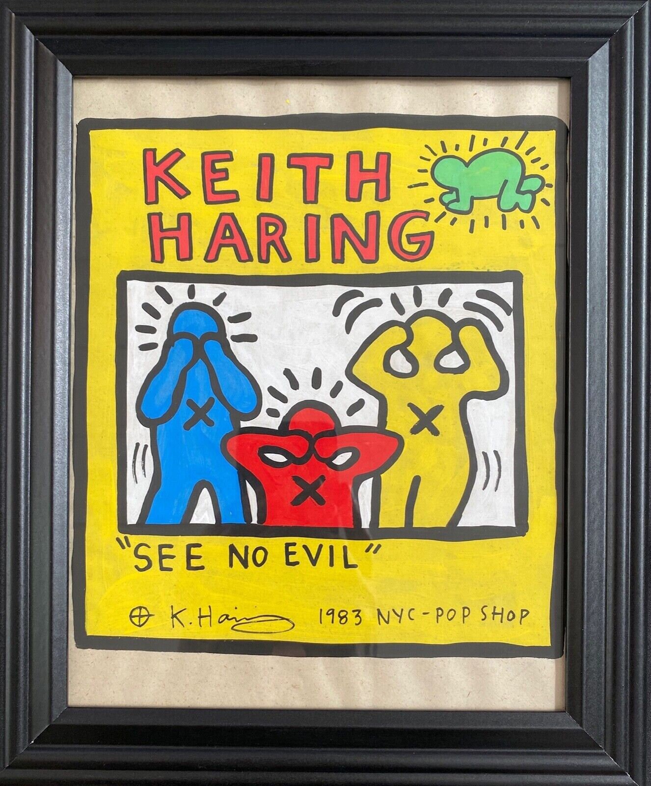 Keith Haring Modern Urban Pop Art Gay Social Justice Warrior