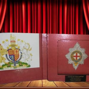 Deluxe Royal UK Britain Empire Knight Most Noble Order of the Garter Star Patch Award Badge Chivalry Lord Officer Army Military Bef, Hms Raf