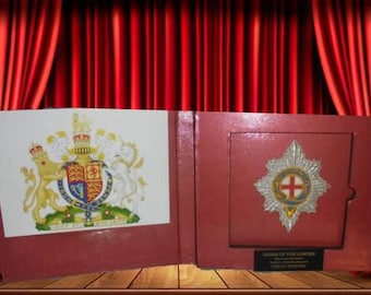 Deluxe Royal UK Britain Empire Knight Most Noble Order of the Garter Star Patch Award Badge Chivalry Lord Officer Army Military Bef, Hms Raf
