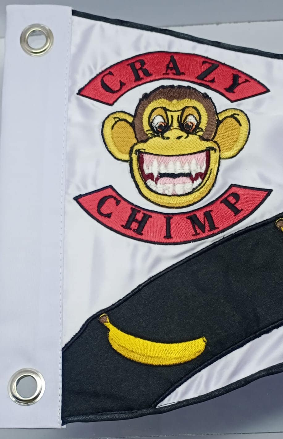 Yacht Club NFT Crazy Chimp Bored Monkey GIF Art Burgee Logo Coin Digital  Token Bored Ape Clown Bitcoin Flag Wall Marketplace Hand Sewn Sail