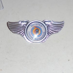 Indian Scout Chief Hawk Apache Arrow Motorcycle Dealer Fan Club Biker Promo Jacket Wing Rider Pin Badge Cap Easy Rider Chopper Bike