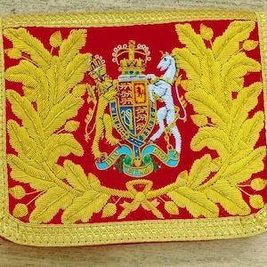 Monedero de mano con diseño de la reina de Inglaterra y el Reino Unido de Gran Bretaña, para iPhone y Android, con escudo familiar, letras, alta costura, moda y trabajo