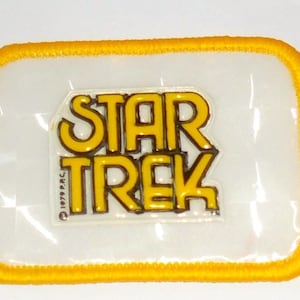 STAR TREK Starfleet Vintage Puffy Prism Reflector Sticker Patch Movie Enterprise Kirk Spock  Roddenberry Alien Sci Fi TV Me  Ufo Episode Et