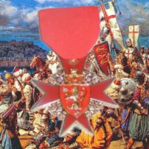 Medieval Crusades Knight Royal Golden Lion Order SCA LARP Medal Battle War Norse Pin Badge Medal