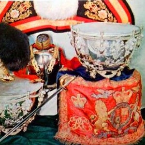 Custom Bespoke Embroidered Bullion Deluxe Royal Kettle Drum Major Corps Banner Parade School Town Fanfare Event Festival Marching US Band ED