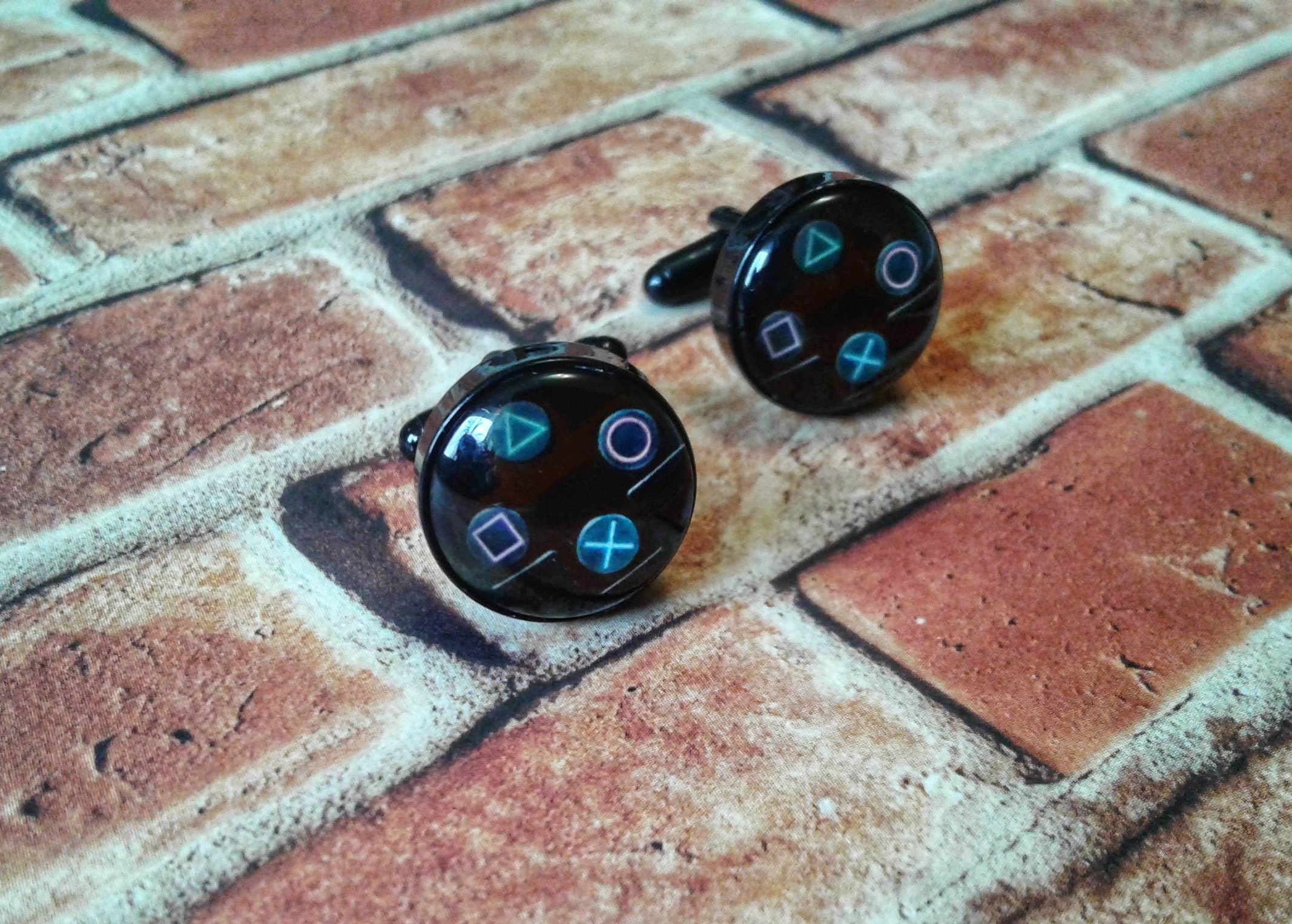 Gamer Cufflinks videogame cufflinks play station cufflinks Etsy