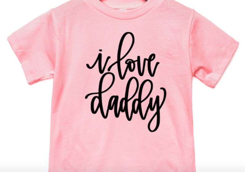 Holiday ShirtGift for DadFather/'s DayDaddy Love ShirtCustom ShirtsDaddyI Love DaddyBaby/'s First Dad DayBella CanvasBaby