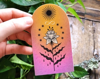 Flower Portal Vinyl Sticker