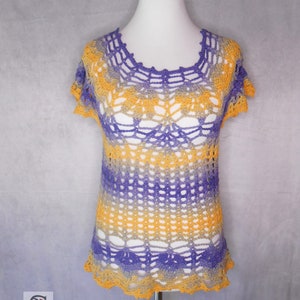 crocheted summer top image 1