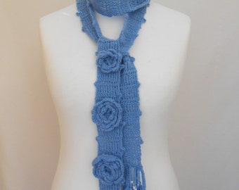 narrow cashmere scarf