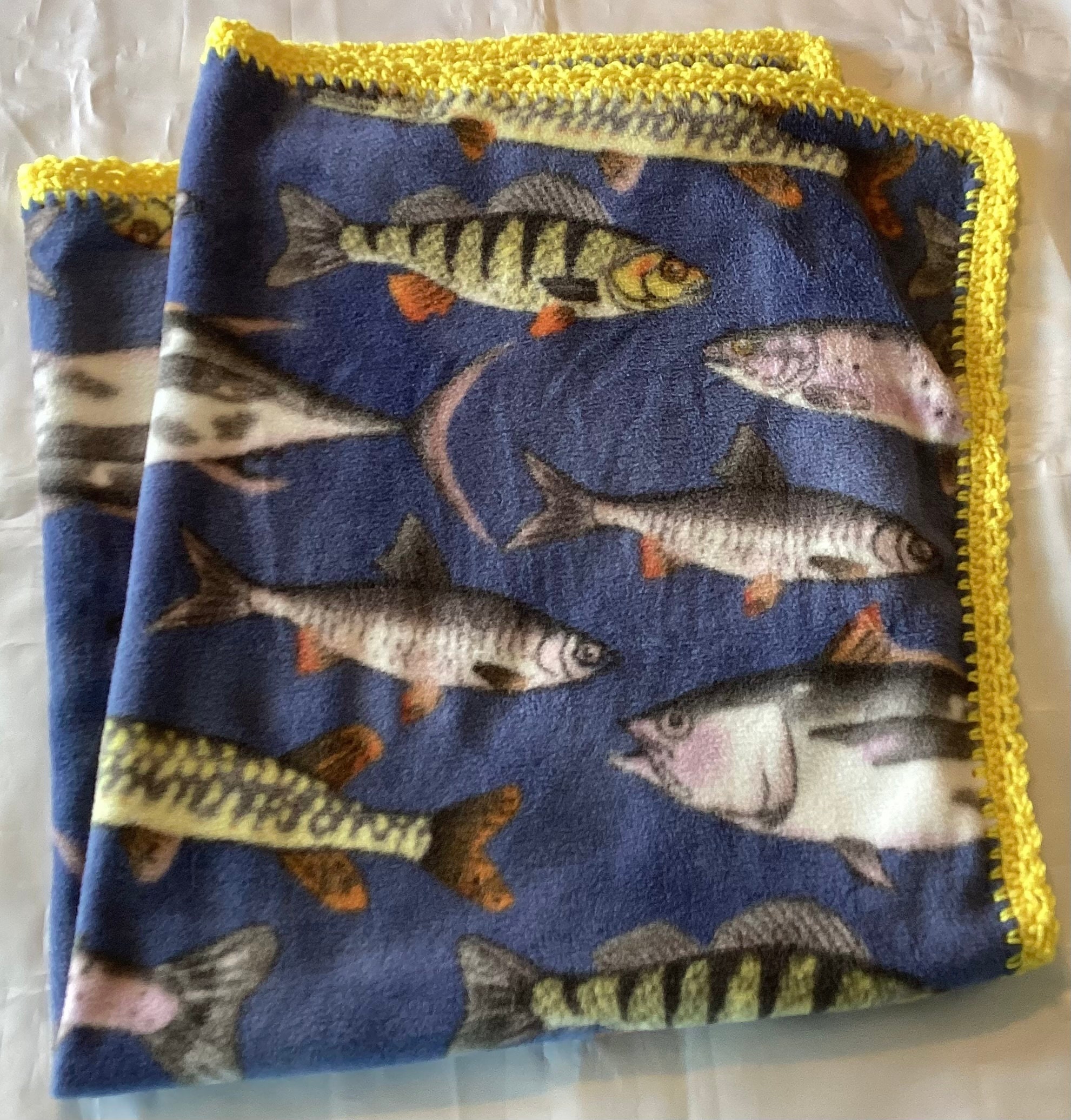 Fish Fleece Blanket 