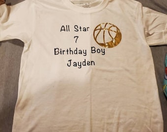 Kids birthday shirts