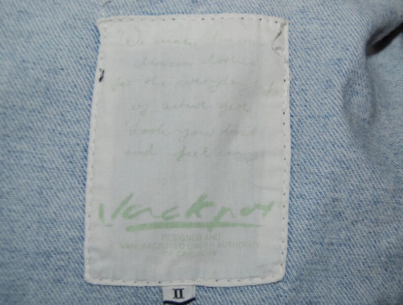 Jackpot worn denimjacket designed by Carli Gry