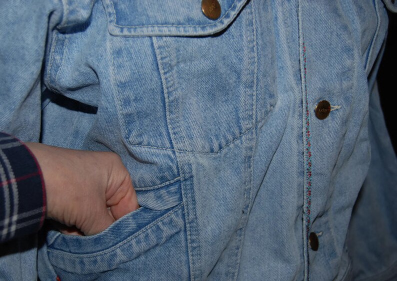 Jackpot worn denimjacket designed by Carli Gry