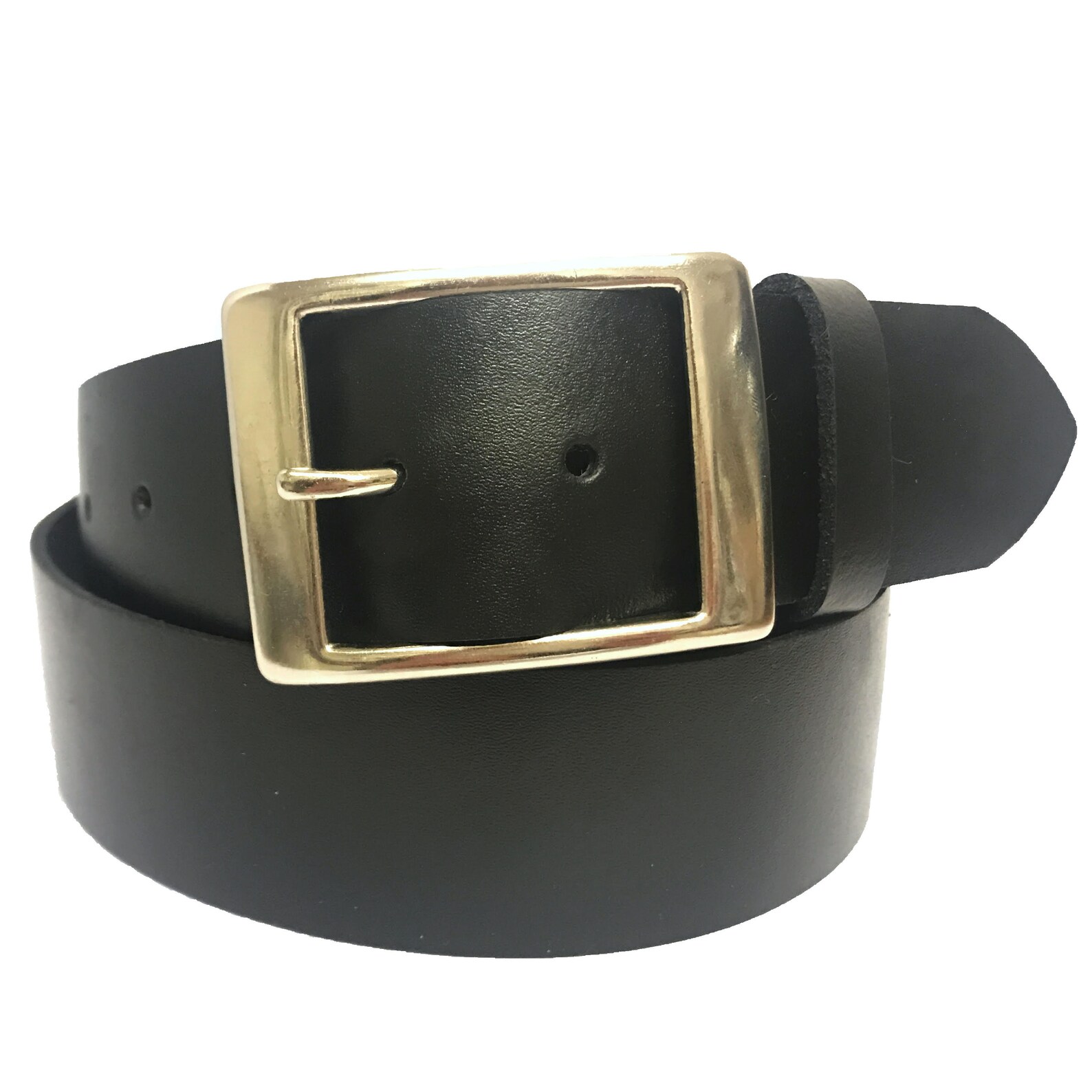 Black Leather jeans belt for women & men. 50mm 2wide. Etsy